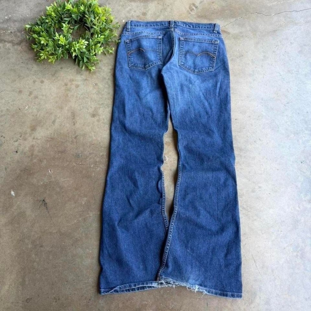 Vintage‎ Y2K 2000s cute American Eagle blue bootcut flare bell bottom jeans